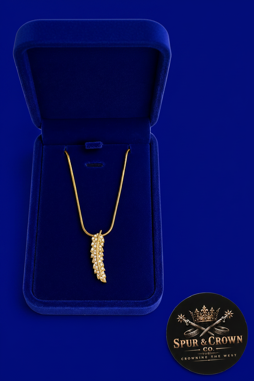 Feather Pendant Necklace